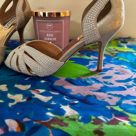 Badgley Mischka Evening Wear Heels - Picture 3 of 7